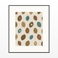 Aged Bronze Ankara Printable Wall Art – Limited Edition Giclée Art Print | Instant Digital Download — Black gallery mat