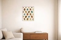 Aged Bronze Ankara Printable Wall Art – Limited Edition Giclée Art Print | Instant Digital Download — Living room lifestyle
