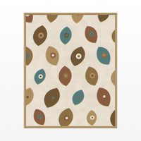 Aged Bronze Ankara Printable Wall Art – Limited Edition Giclée Art Print | Instant Digital Download — Floating natural frame