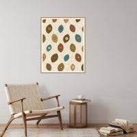 Aged Bronze Ankara Printable Wall Art – Limited Edition Giclée Art Print | Instant Digital Download — Reading nook