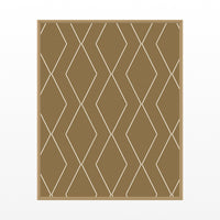 Aged Bronze Geometric Art Print – Fine Art Giclée Digital Download | Signed 50-Edition — Floating natural frame
