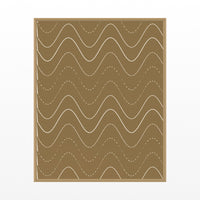 Aged Bronze Retro 70s Wall Art Print  — Floating natural frame