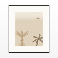 Aged Bronze Seabird Printable Wall Art – Limited Edition Giclée Art Print | Instant Digital Download — Black gallery mat
