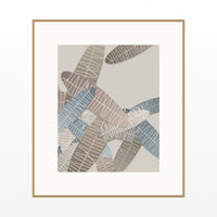 Aged Bronze Tropical Wall Art Print – Signed Limited Edition Giclée | Modern Gallery Decor — Natural gallery mat