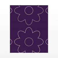 Amethyst & Bronze Retro 70s Wall Art Print  — Unframed flat preview