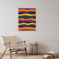 Ankara Brights Ankara Printable Wall Art – Limited Edition Giclée Art Print | Instant Digital Download — Reading nook