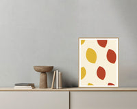 Ankara Gallery Ombré Gradient Art Print – Fine Art Giclée Digital Download | Signed 50-Edition — Grey wall with bowl