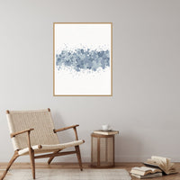 Batik Brown Paint Splatter Wall Art Print – Signed Limited Edition Giclée | Modern Gallery Decor — Reading nook