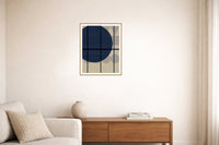 Bauhaus Primary Ombré Gradient Art Print – Fine Art Giclée Digital Download | Signed 50-Edition — Living room lifestyle