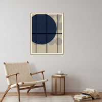 Bauhaus Primary Ombré Gradient Art Print – Fine Art Giclée Digital Download | Signed 50-Edition — Reading nook