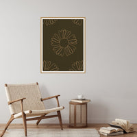 Black & Gold Ankara Printable Wall Art – Limited Edition Giclée Art Print | Instant Digital Download — Reading nook