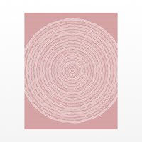 Blush Whisper Geometric Wall Art Print – Signed Limited Edition Giclée | Modern Gallery Decor — Unframed flat preview