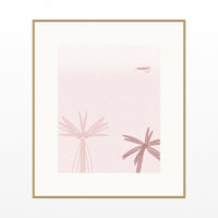 Blush Whisper Seabird Printable Wall Art – Limited Edition Giclée Art Print | Instant Digital Download — Natural gallery mat