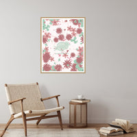 Blush Whisper Songbird Wall Art Print – Signed Limited Edition Giclée | Modern Gallery Decor — Reading nook
