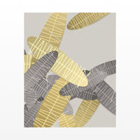 Cadmium & Charcoal Tropical Wall Art Print – Signed Limited Edition Giclée | Modern Gallery Decor — Unframed flat preview