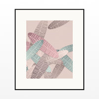 Coral Sand Tropical Wall Art Print – Signed Limited Edition Giclée | Modern Gallery Decor — Black gallery mat