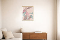 Coral Sand Tropical Wall Art Print – Signed Limited Edition Giclée | Modern Gallery Decor — Living room lifestyle