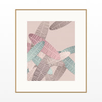 Coral Sand Tropical Wall Art Print – Signed Limited Edition Giclée | Modern Gallery Decor — Natural gallery mat