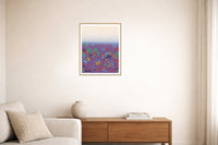 Dalarna Red Gradient Sky Art Print – Fine Art Giclée Digital Download | Signed 50-Edition — Living room lifestyle