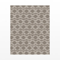 Driftwood Ikat Weave – Premium Ikat Weave Wall Art Print — Unframed flat preview