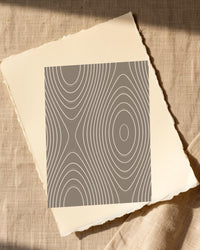 Driftwood Marble Swirl Art Print – Fine Art Giclée Digital Download | Signed 50-Edition — Paper/edge detail