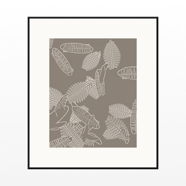 Driftwood Tropical – Signed 50-Edition Giclée Print for Gallery Walls — Black gallery mat