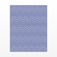 Dusty Periwinkle Retro 70s Wall Art Print  — Unframed flat preview