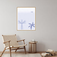 Dusty Periwinkle Seabird Printable Wall Art – Limited Edition Giclée Art Print | Instant Digital Download — Reading nook