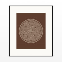 Earth Pigments Ombré Gradient – Limited Edition Ombré Gradient Art Print — Black gallery mat