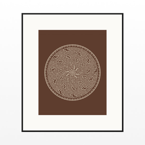 Earth Pigments Ombré Gradient – Limited Edition Ombré Gradient Art Print — Black gallery mat