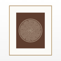 Earth Pigments Ombré Gradient – Limited Edition Ombré Gradient Art Print — Natural gallery mat