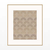 Earth Pigments Ombré Gradient – Signed 50-Edition Giclée Print for Gallery Walls — Natural gallery mat