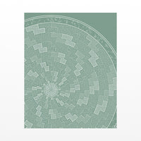Eucalyptus Silver Ombré Gradient Printable Wall Art – Limited Edition Giclée Art Print | Instant Digital Download — Unframed flat preview