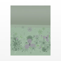 Faded Fern Gradient Sky Art Print – Fine Art Giclée Digital Download | Signed 50-Edition — Unframed flat preview