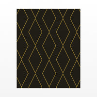 Gold Leaf Geometric Art Print – Fine Art Giclée Digital Download | Signed 50-Edition — Unframed flat preview