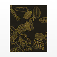 Gold Leaf Tropical – Signed 50-Edition Giclée Print for Gallery Walls — Unframed flat preview