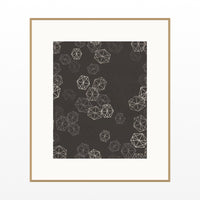 Grisaille Warm Trellis Wall Art Print – Signed Limited Edition Giclée | Modern Gallery Decor — Natural gallery mat