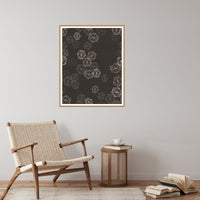 Grisaille Warm Trellis Wall Art Print – Signed Limited Edition Giclée | Modern Gallery Decor — Reading nook