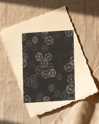 Grisaille Warm Trellis Wall Art Print – Signed Limited Edition Giclée | Modern Gallery Decor — Paper/edge detail
