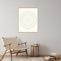 Indigo Abstract Wave Wall Art Print – Signed Limited Edition Giclée | Modern Gallery Decor — Reading nook