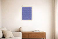 Indigo Linear Wall Art Print – Signed Limited Edition Giclée | Modern Gallery Decor — Living room lifestyle
