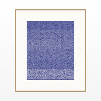 Indigo Tie-dye – Limited Edition Tie-dye Art Print — Natural gallery mat