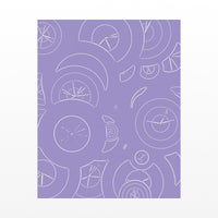 Lavender & Sage Adire – Signed 50-Edition Giclée Print for Gallery Walls — Unframed flat preview