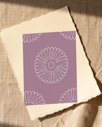Mauve & Steel Ankara Printable Wall Art – Limited Edition Giclée Art Print | Instant Digital Download — Paper/edge detail
