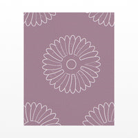 Mauve & Steel Ankara Printable Wall Art – Limited Edition Giclée Art Print | Instant Digital Download — Unframed flat preview