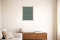Monochrome Linear Wall Art Print – Signed Limited Edition Giclée | Modern Gallery Decor — Living room lifestyle