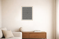 Monochrome Linear Wall Art Print – Signed Limited Edition Giclée | Modern Gallery Decor — Living room lifestyle