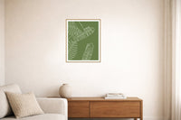 Olive Grove Tropical Wall Art Print – Signed Limited Edition Giclée | Modern Gallery Decor — Living room lifestyle
