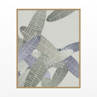 Olive Grove Tropical Wall Art Print – Signed Limited Edition Giclée | Modern Gallery Decor — Floating natural frame