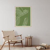 Olive Grove Tropical Wall Art Print – Signed Limited Edition Giclée | Modern Gallery Decor — Reading nook